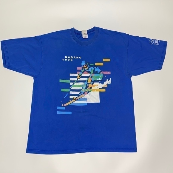 Vintage Olympics Nagano 1998 Tshirt XL - Picture 1 of 9